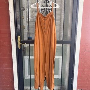 Old Navy Burnt Orange Jumpsuit - Size Large